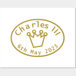 King Charles III Coronation May 6th 2023 Small Posters and Art